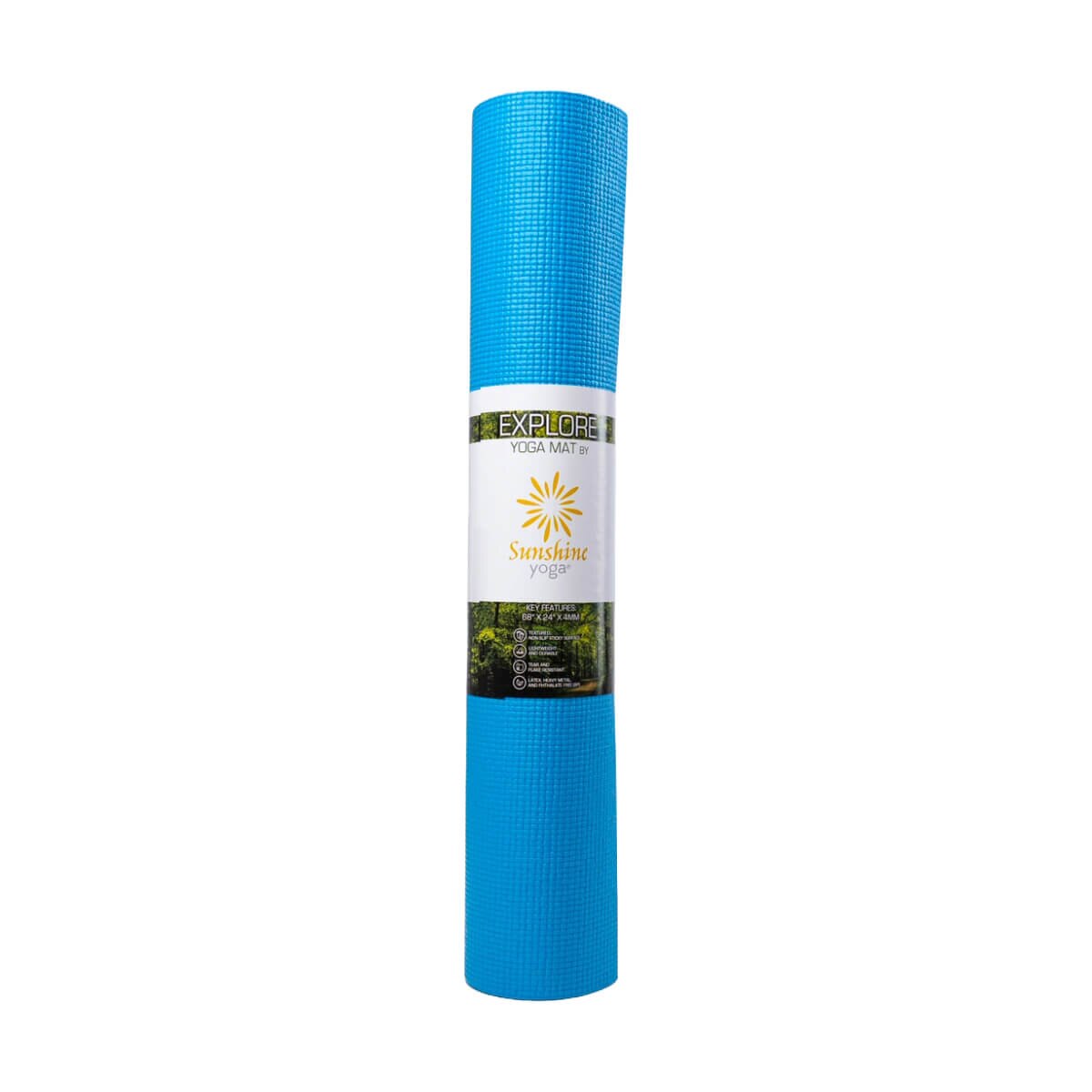 Yoga Mat Wave Blue